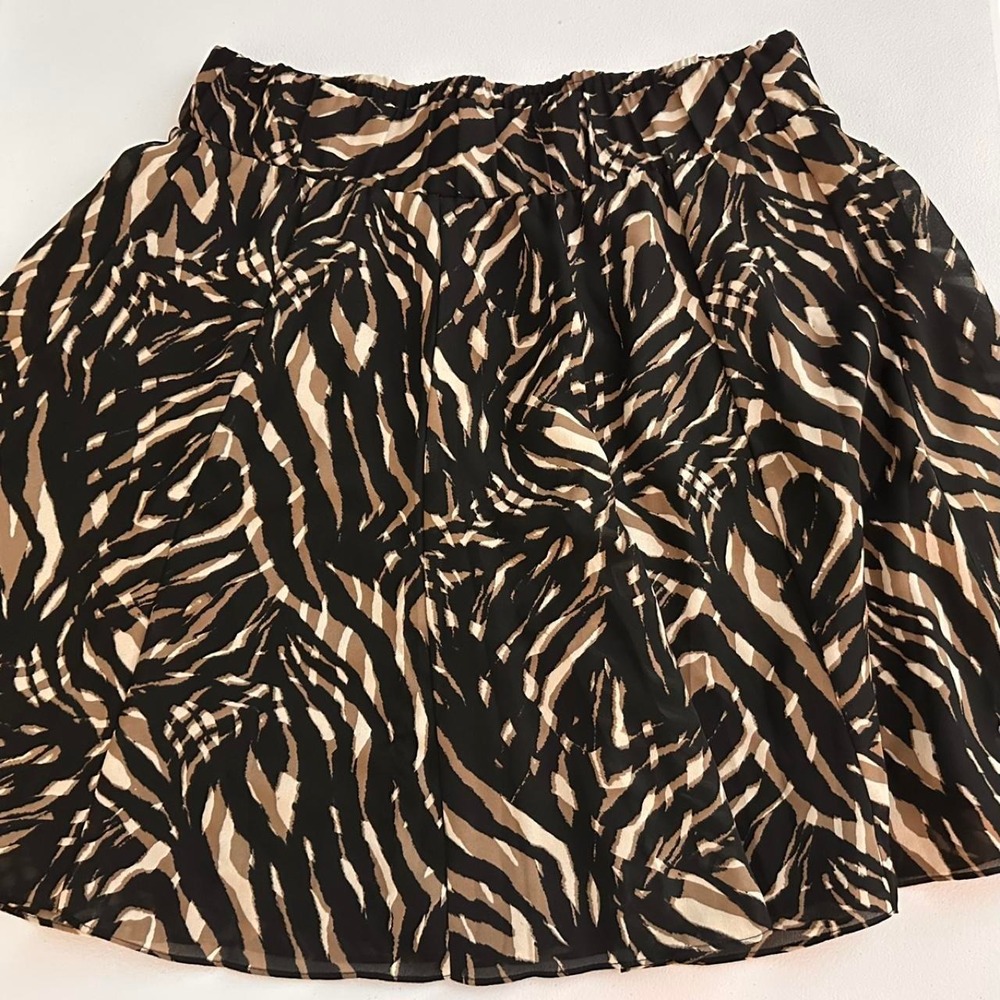 Alfani zebra print skirt